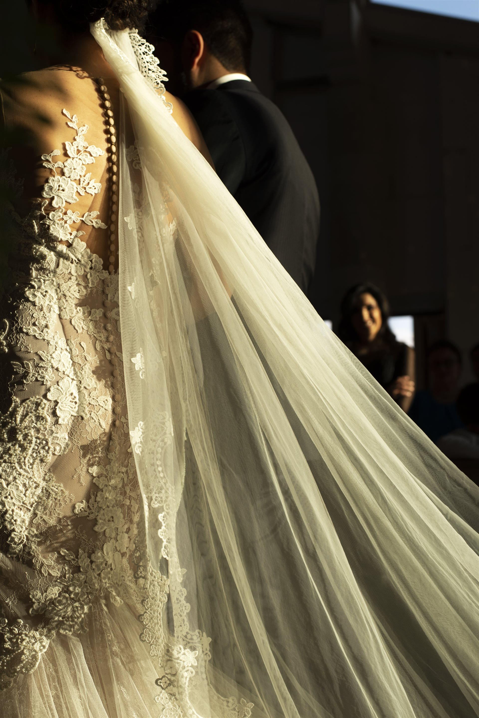 Detalle vestido de novia